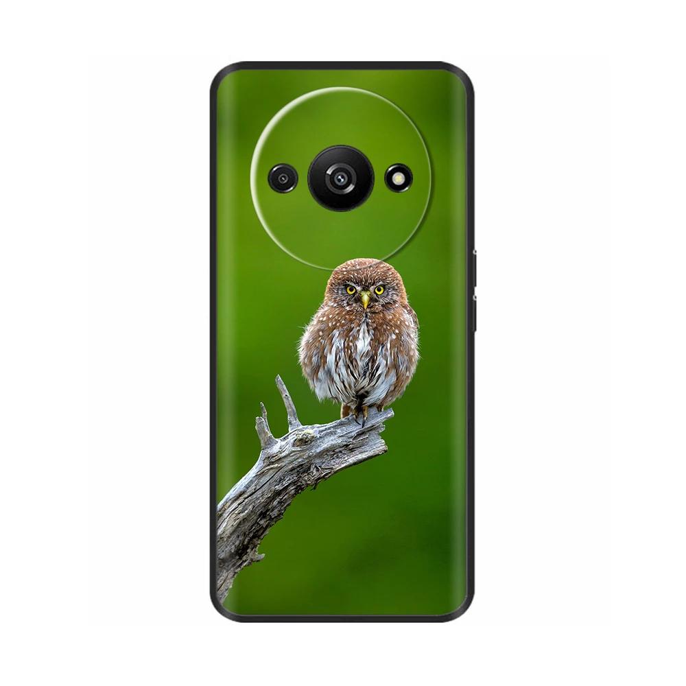 Phone Case For Xiaomi Redmi A3 A3X RedmiA3 Poco C61 PocoC61 Soft Black Silicone Bumper Shockproof Shell Back Cover Carcasa Cases