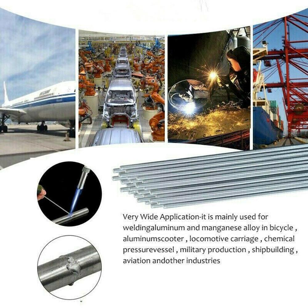 20pcs Aluminium Welding Rods Low Temperature Fast Easy Soldering 33*0.16mm