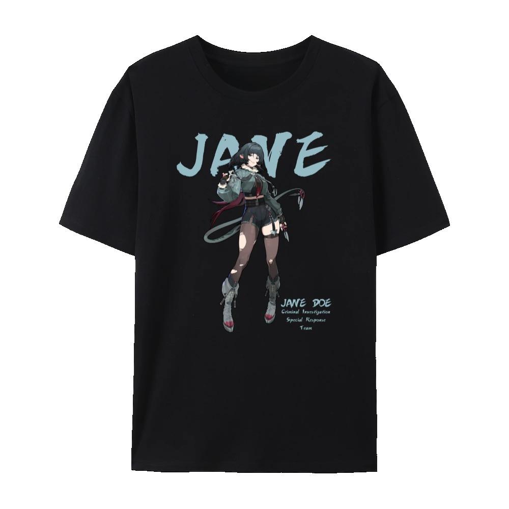 Zenless Zone Zero All Character's Impression Graphic Short Sleeve Cotton Crewneck T-Shirt