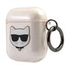 Etui do AirPods 1 Karl Lagerfeld Błyszczące Choupette Złote