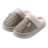 Men's Waterproof Cotton Slippers - Winter 2024, Indoor Anti-Slip, Thick Sole, Velvet Lining, Warm & Cozy. Perfect for Couples!