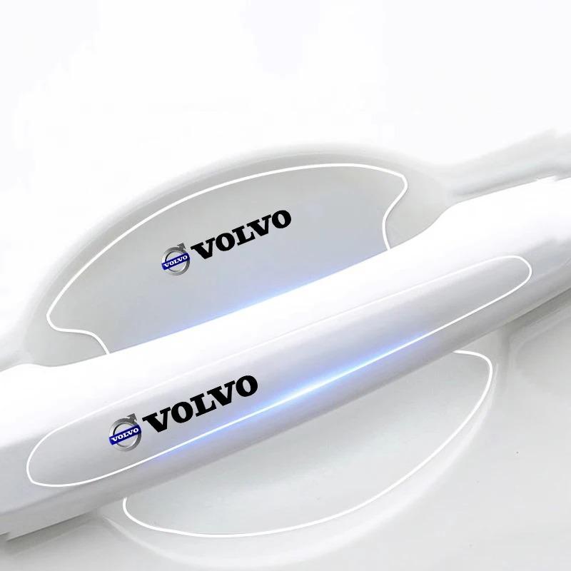 Door Bowl Handle Sticker For Volvo XC90 V90 V60 XC60 V40 S80 S60 S90 C40 XC40 V70 XC70 Car Anti-scratch Protector Decal