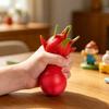 1/2 Stück Simulation Drachenfrucht Quetschspielzeug Stressabbau Drachenfrucht Quetsch Sensorisches Spielzeug Weiche Dehnbare Fruchtform Haus Büro Schreibtischspielzeug