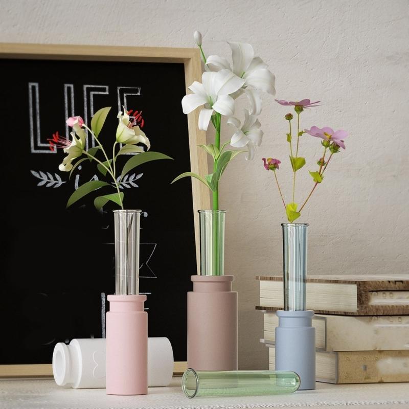 Unique Silicone Crafting Moulds Vase Molds Heart Shape Flowerpot Mold Epoxy Resin Mold Candlestick Moulds for Vase