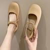 Women's Spring Summer Dress Flat Shoes Fairy Style Soft Sole Simple Comfortable Versatile Gentle Women's Single Shoes
