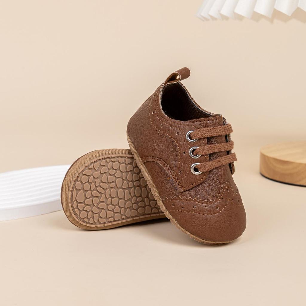 2025 Retro Oxford Soft Sole Baby Shoes for Boys (0-1 Year Old)