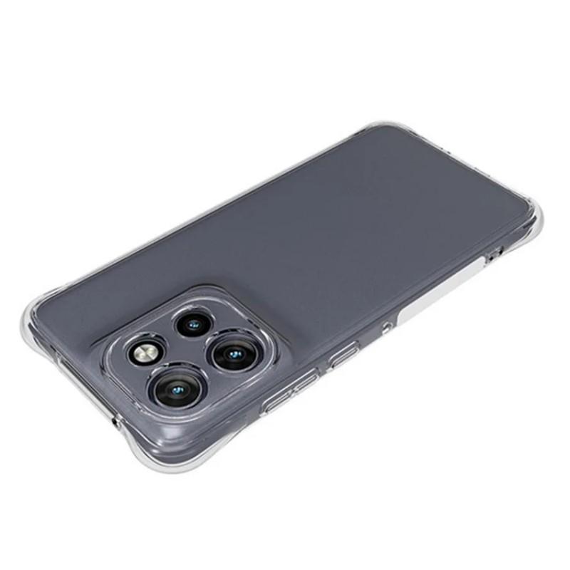 For Motorola Edge 50 Neo 5G Clear TPU Case WANLONFENG TM Series 2.0mm Phone Back Cover