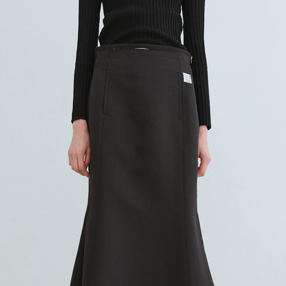 Recorde Raw Cutting Mermaid Skirt_Rqkaa23521Bkx