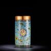 Enamel Color Porcelain Tea Canister Sealed Ceramic General Jar Storage Jars Desk Decoration Tea Cans Candy Pots Tea Caddy
