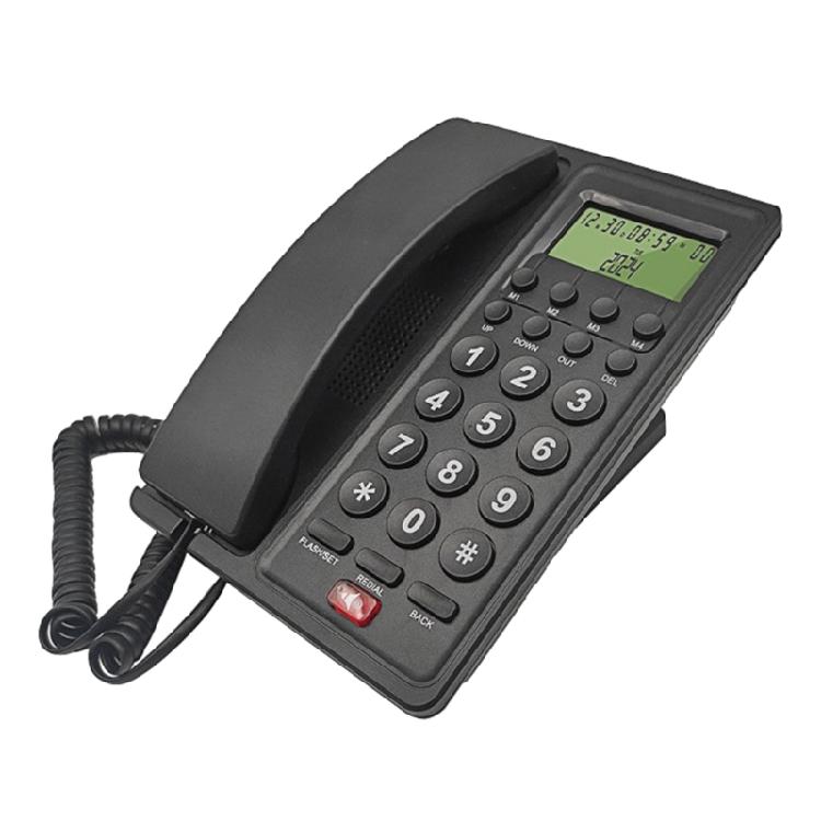 Corded Landline Phone Fixed Telephone for Hotel Room, Office Use With Caller Display, MultipleLine Connection