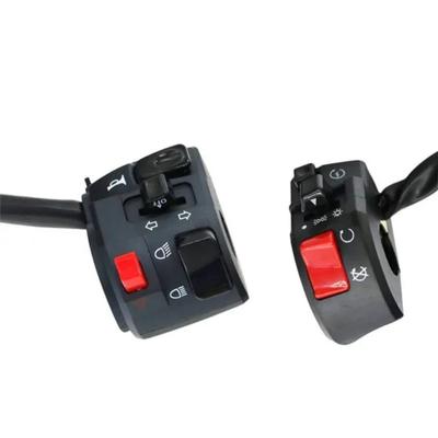 1pc 22mm Motorcycle Left Switch Motorcycle Handlebar Switch Left Turn Signal Horn Start Choke Starter Switch