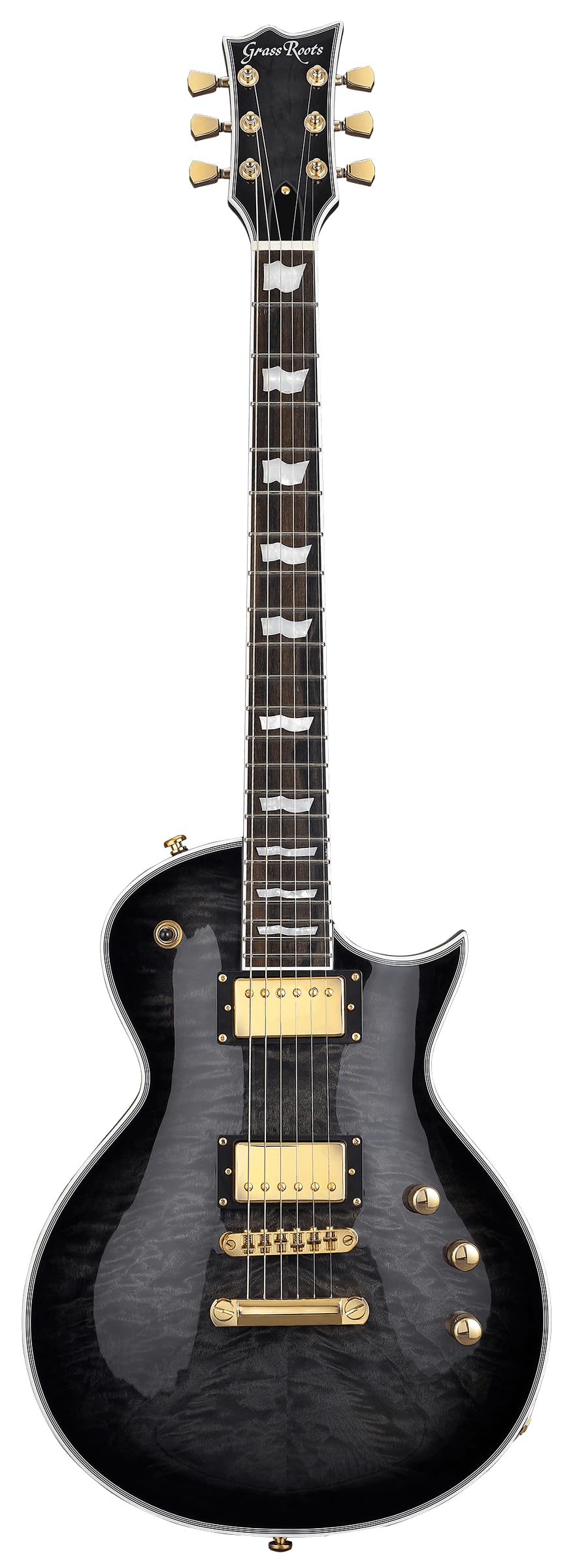 

GrassRoots CTM QM See Thru Black Sunburst G-EC