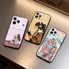 R-Reading B-Books G-Girl Cubierta Negra de Silicona Suave, Funda de Teléfono Para iPhone 17,16,15,14,13,12,11 Plus,Pro Max,XS