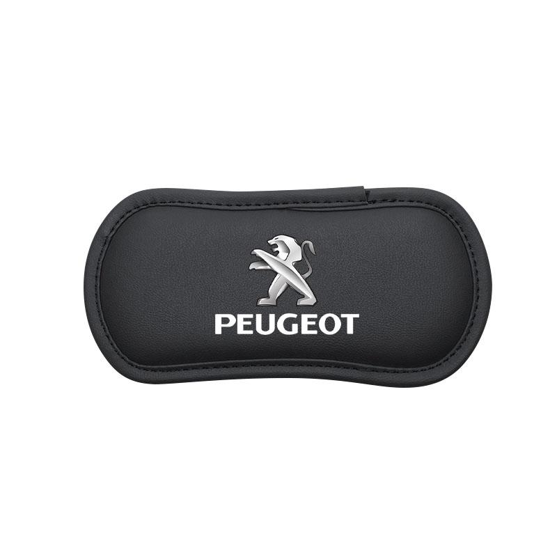 For Peugeot 308 408 508 RCZ 208 3008 2008 206 207 108 406 407 408 206 207 208 306 307 1Pcs Leather Car Pillow Car Knee Pad Elastic Memory Foam Leg Pad