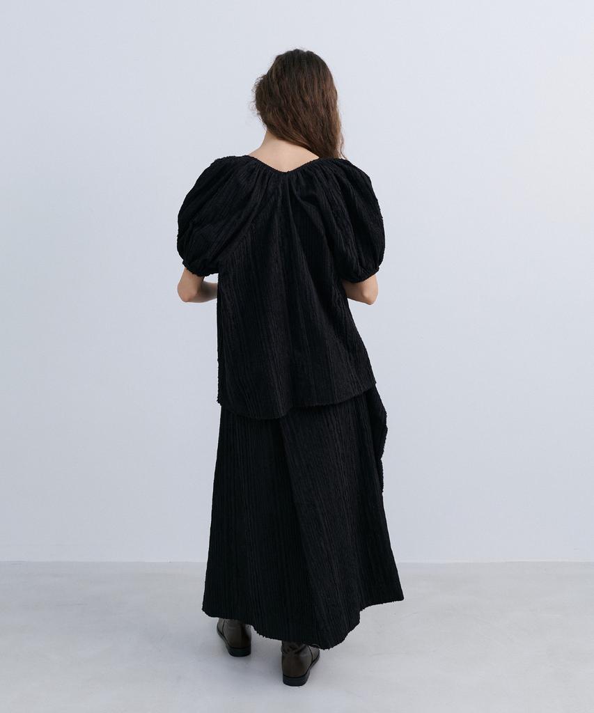 Epinggeulleo Origami Wrap Skirt - Black