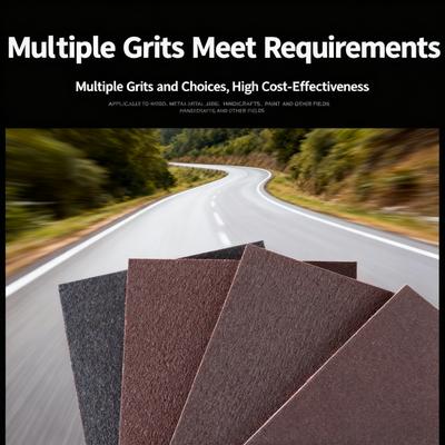 Car Paint Plastic Metal Sanding and Polishing Square Sponge Sandpaper Square Dry Grinder Sandpaper Flocking