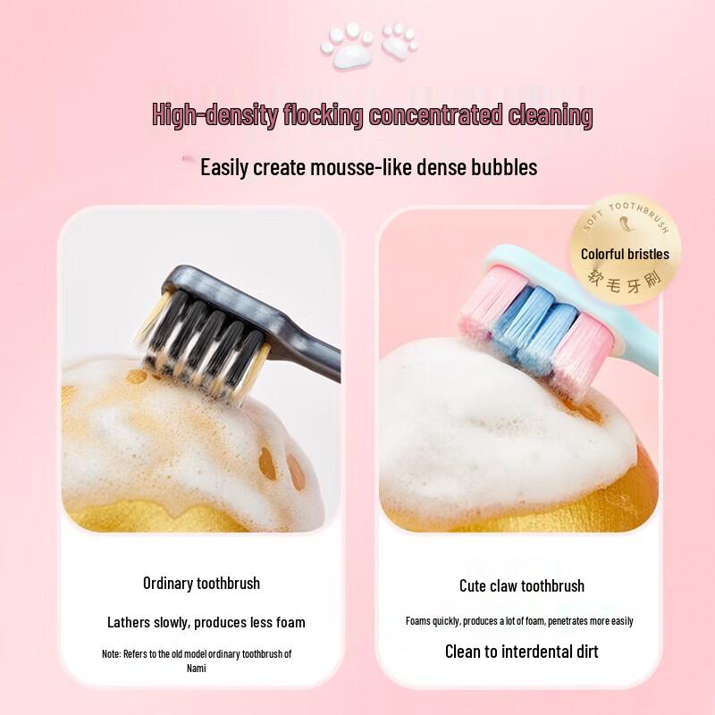 Namei Cute Paw Ultra-Soft Toothbrush