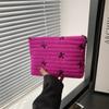 Multi-functional Bow Cosmetic Bag Embroidery Sanitary Napkin Storage Bag Sweet Toiletry Bag  Women