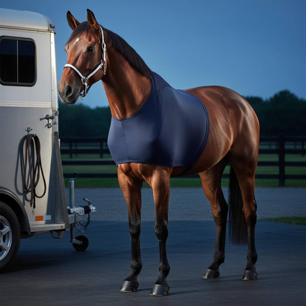 Protège-épaule de cheval Léger Couvre-cou de cheval Creature Gear Respirant Évacuant l'humidité