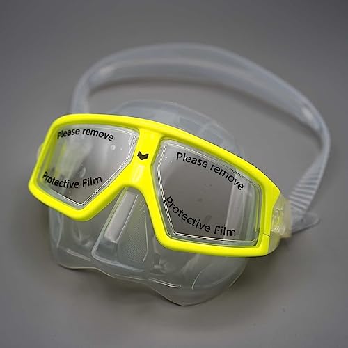 UMMY Reef Freediving Mask for Freediving, Skin Diving, Snorkeling, and Skin Diving (White)