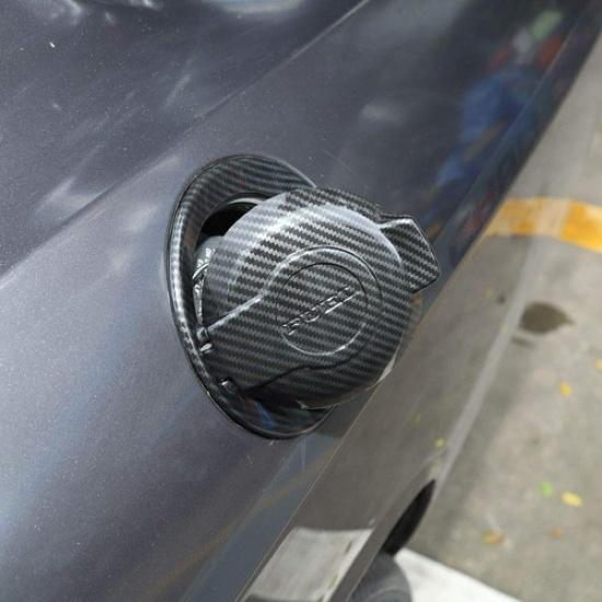 Carbon Fiber Door Gas Cap Tank Cover Trim for 2009+ Dodge Challenger Accessories