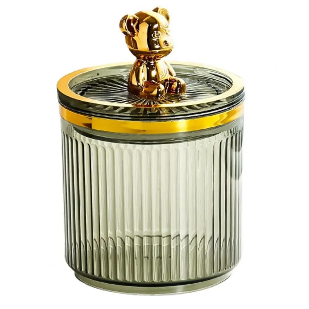 

Коробка для хранения ватных палочек, органайзер для губной помады, прозрачный настольный органайзер, коробка для хранения ватных палочек, ванные принадлежности, товары для дома, ДРОПШИППИНГ зелёный