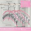 Socks Drying Rack with Multi-Clip Hook for Home and Balcony Storage