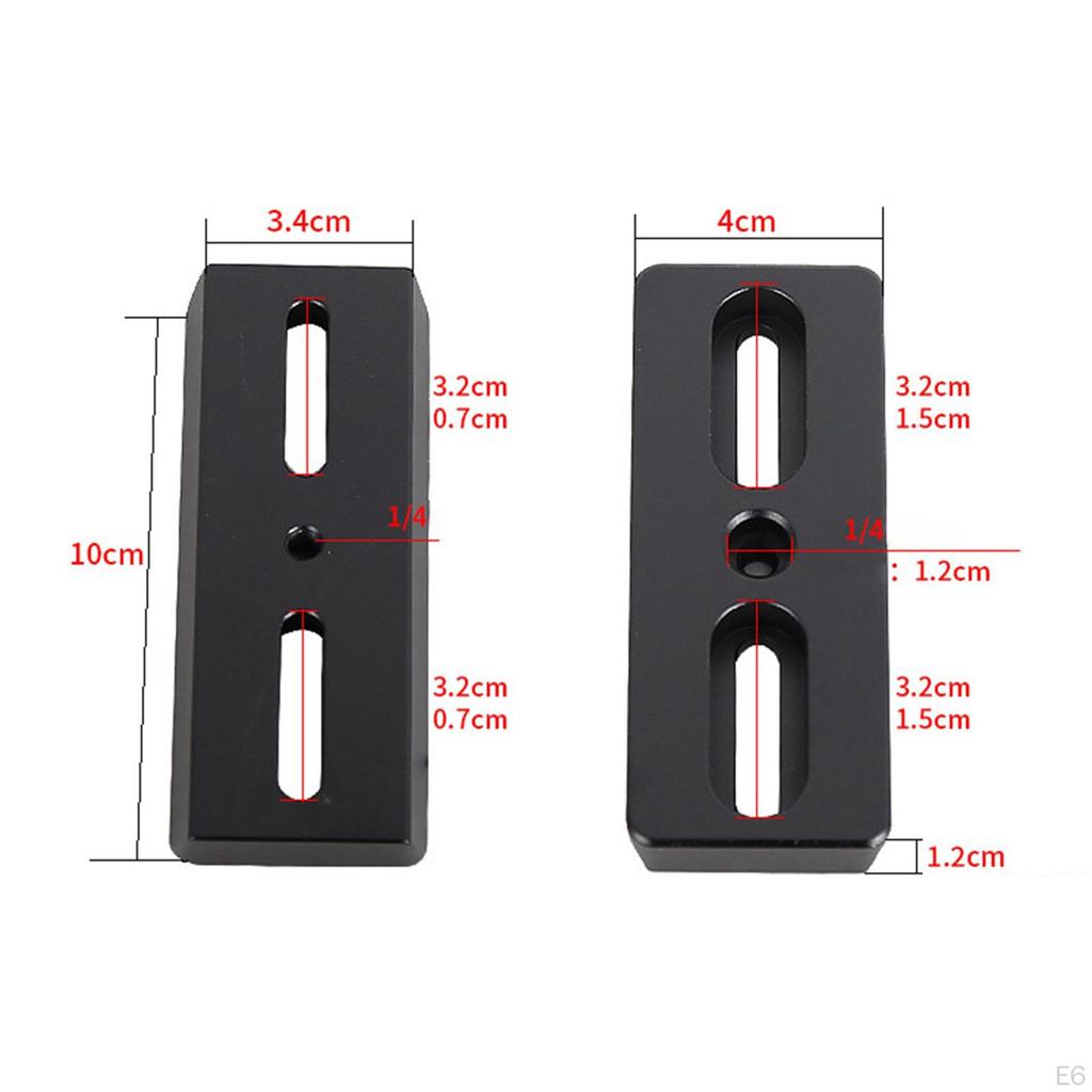 Dovetail Mounting Plate Bracket Multifunction Durable for Astronomical