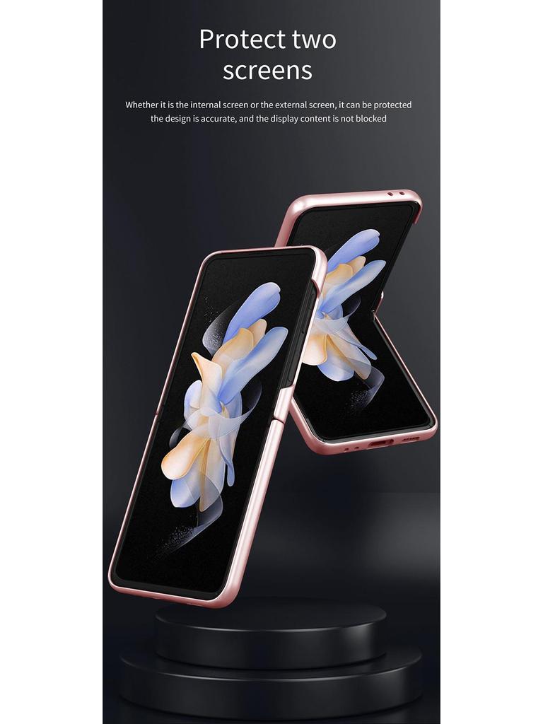 Ultra-Thin Skin-Feel Magnetic Ring Case for Samsung Z Flip7/6/5/4/3 Folding Phone