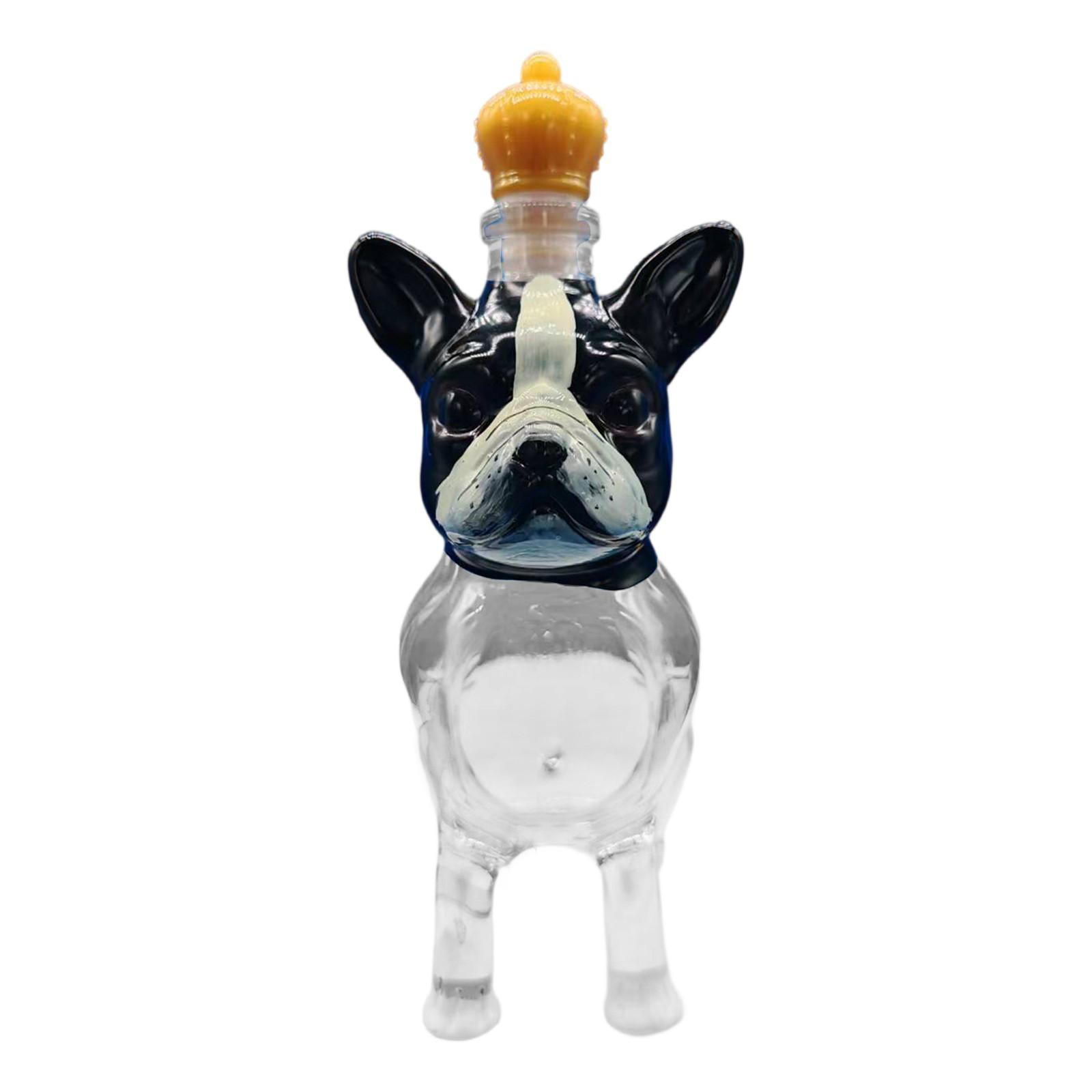 

Смешная бутылка французского виски, 3D-гравированные бокалы для виски, винная стеклянная бутылка для виски для собак, Fanyil Eaglory, уникальный графин для вина, для мужчин One Size