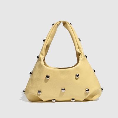 Willow Nagel, Handtasche, Achseltasche, Knödeltasche, Schultertasche, Punk-Stil, Metall, Damentasche
