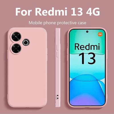 For Redmi 13 Case For Xiaomi Redmi 13 Cover Case Soft TPU Phone Protective Case Liquid Shell Case For Xiaomi Redmi 13 4G