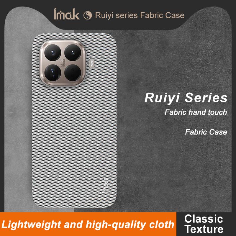 Pro Xiaomi MI 15T Pro 5G Pouzdro na telefon IMAK Série Ruiyi Látkové pouzdro