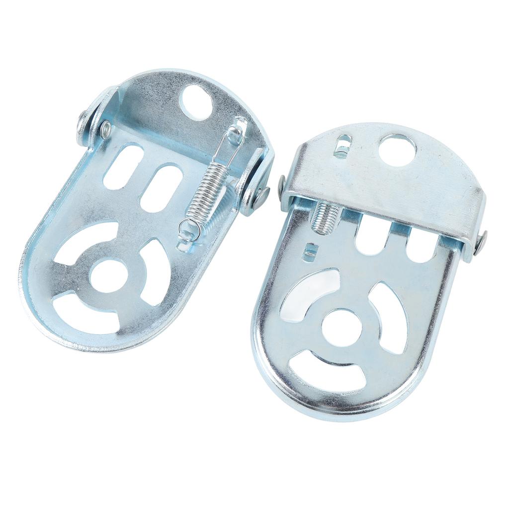 1 para pedałów tylnych do roweru stal manganowa oszczędzające miejsce składane pedały tylne do roweru podnóżki srebrne