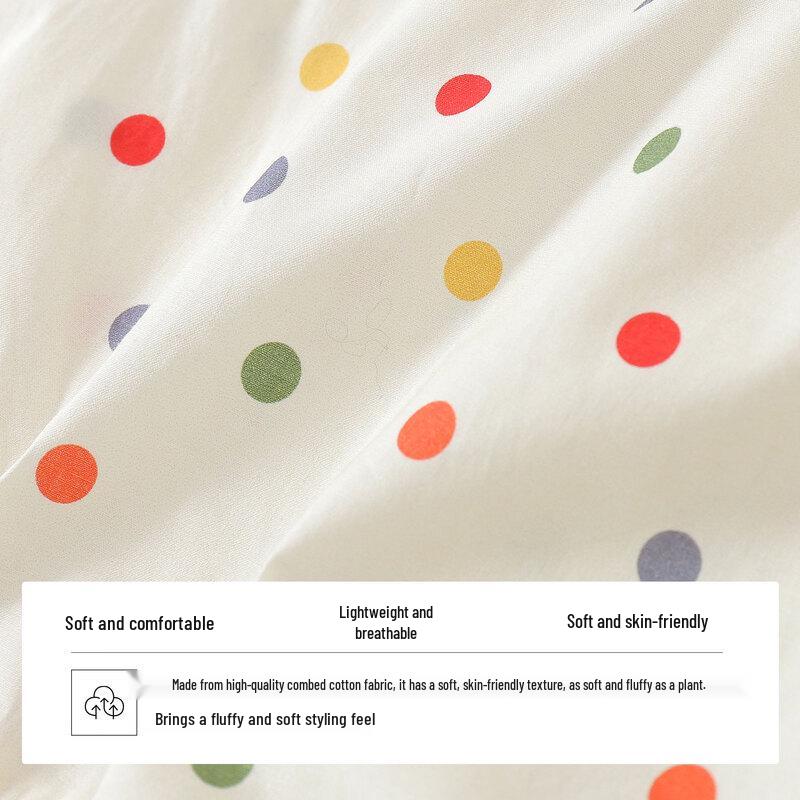 Ohm Bear Girls' Summer Polka Dot Sleeveless A-Line Dress