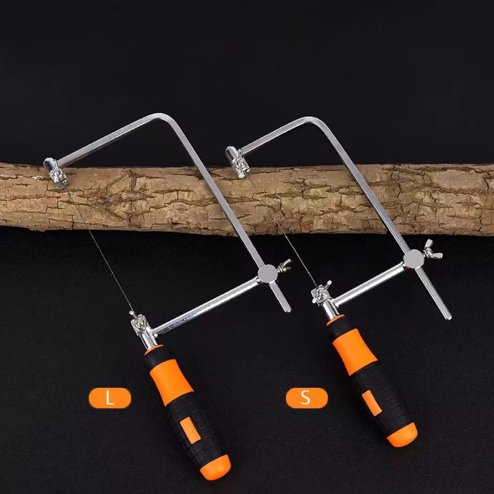 With 5pcs Blades Pull Flower Saw U-Shape Manual Wire Saw Durable Mini Hand Saw Wire  Woodworking