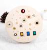 Interactive LED Wooden Busy Board: Children's Early Education Toy with Switches & Sockets