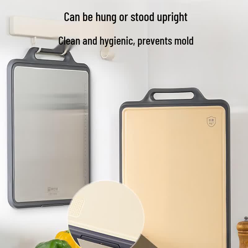KOBACH Double-Sided Antibacterial Stainless Steel Cutting Board