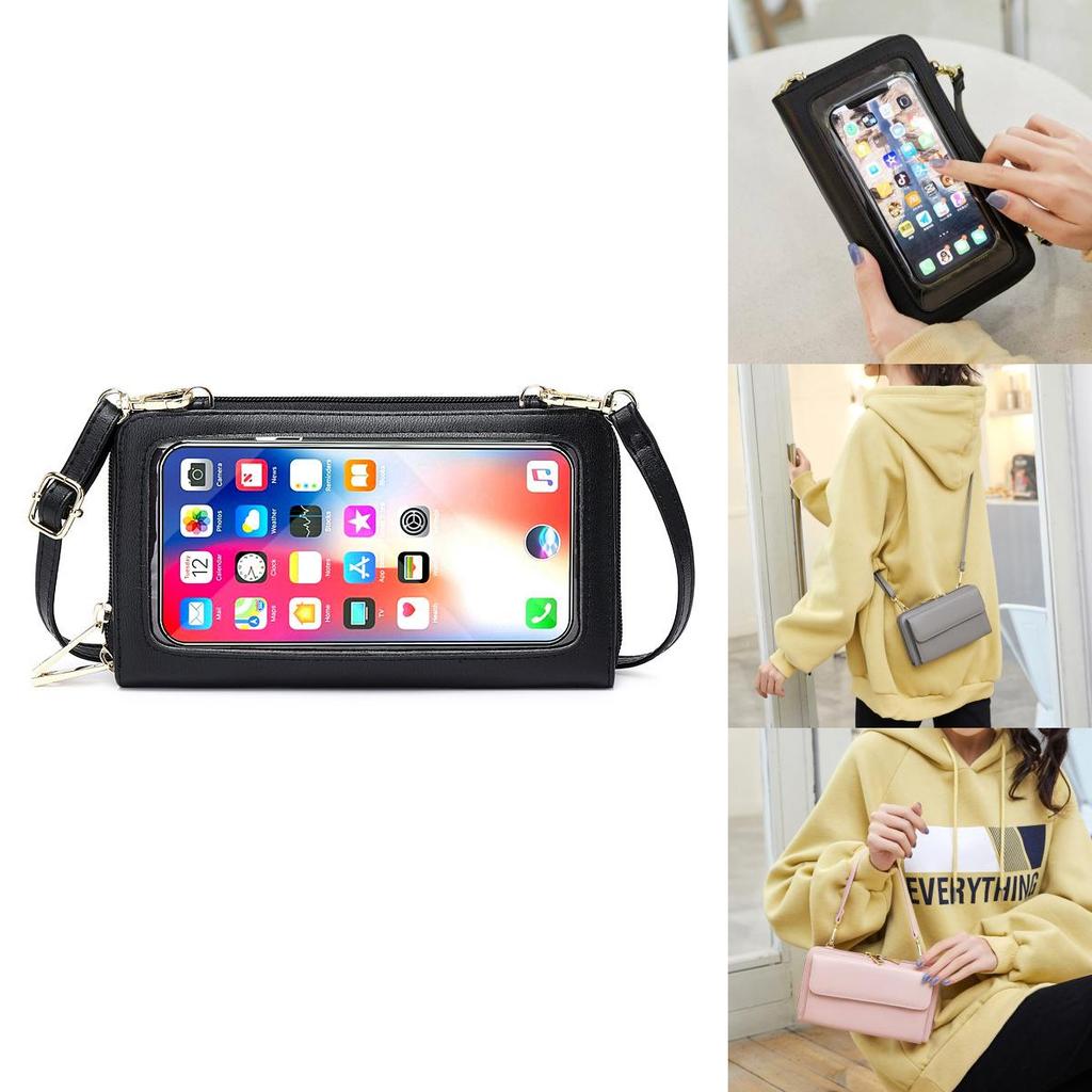 Rfid Wallet Phone Purse With Zipper Closure For Womens Daytoday Carry