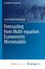 Buch Forecasting from Multi-equation Econometric Micromodels