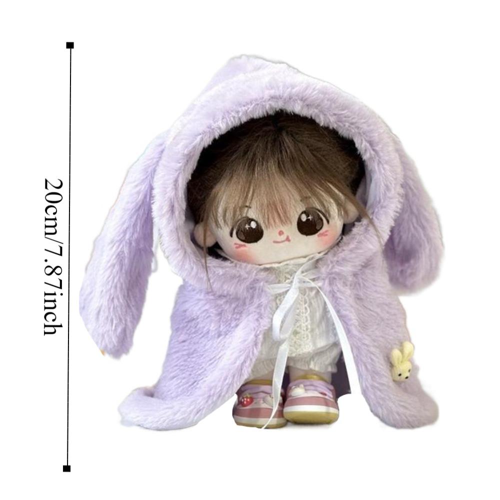 Plush Cloak 20cm Cotton Doll's Clothes Outfit No Attribute Doll Clothes  20cm Cotton Doll