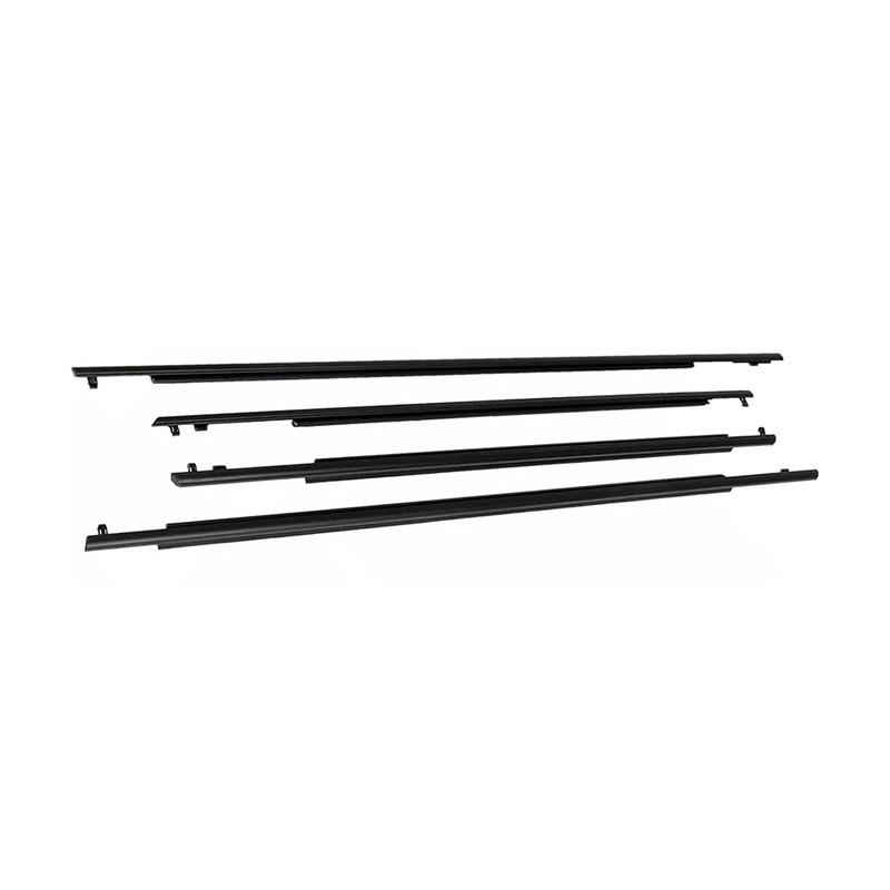 4Pcs Window Moulding Trim For Toyota Prius 2010-2015 Weatherstrip Seal Side Door Glass Rubber Belt Waterproof Black 75720-47021