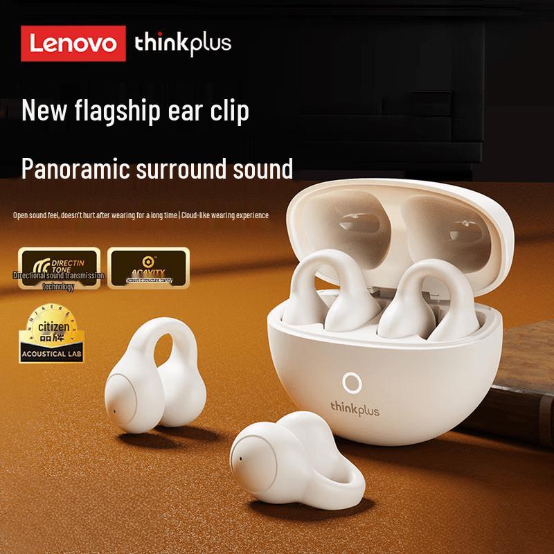 

Lenovo LP25 Open-Ear Clip-On Bluetooth Headset