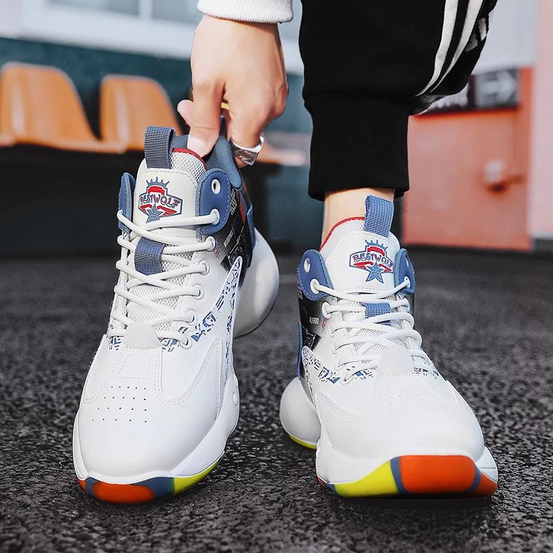 Neue Herren Basketballschuhe Unisex Original Training Fitnessstudio Feld Luxus Sportsneaker Athletisch Lässig Damen Street Basketballstiefel