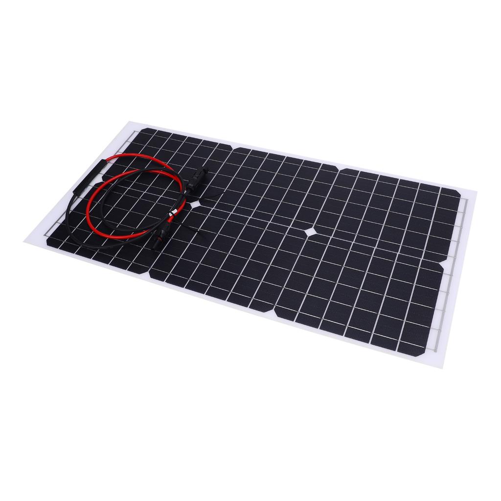 Solar Panel 30W 18V Semi Flexible IP65 Water Proof Monocrystalline Silicon Solar Panel for Camping