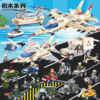 Small Particle Building Block Children'S Splicing Boy Toys, Military Assembly Model Diy Building Block Small Box