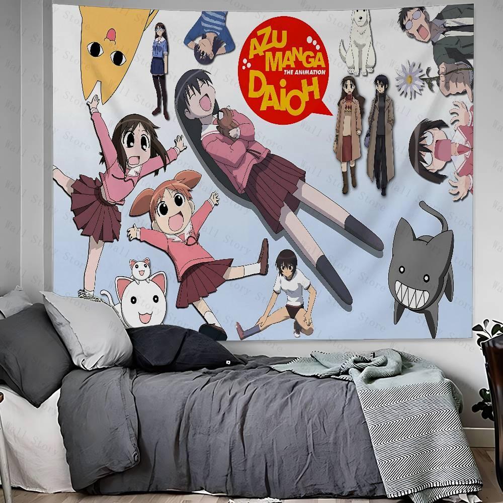 Azumanga Osaka Ayumu Printed Large Wall Tapestry Hanging Tarot Hippie Wall Rugs Dorm Home Decor Tapestry Bedroom Tapestry