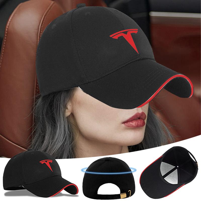 1/2 Stück Herren Saison Sonnenschutz Baseballkappe Stickerei Kappe Zubehör Für Tesla Model 3 Model Y S Model X Mod WYE Cybertruck
