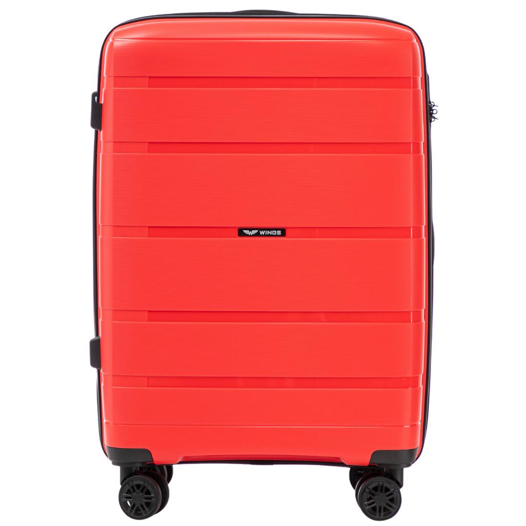 Wings Hawfinch 3.0 Medium Suitcase Polypropylene 24" Red