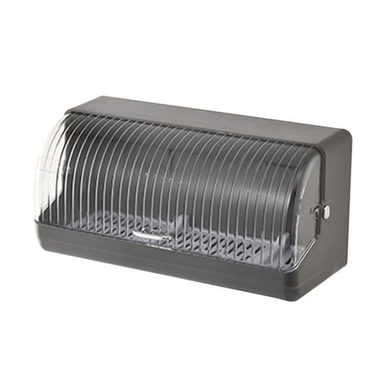 

Настенный ящик для хранения палочек для еды с крышкой, большой вместимости, пыленепроницаемый, простой в установке, многоцелевой органайзер для посуды